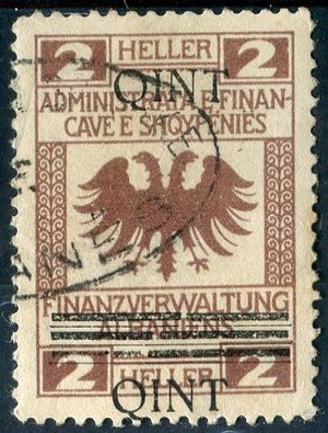 Albania Revenues 1919 New Currency Overprint W15~264 