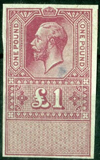 Buy Online - UNAPPROPRIATED DIE KGV £1 (W.578)